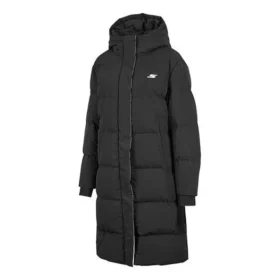 Woven Long Down Jacket “Black White”