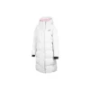 Woven Long Down Jacket “Black White”