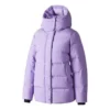 Woven Mid-Length Down Jacket “Purple”