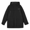 Woven Windproof Down Jacket “Black”